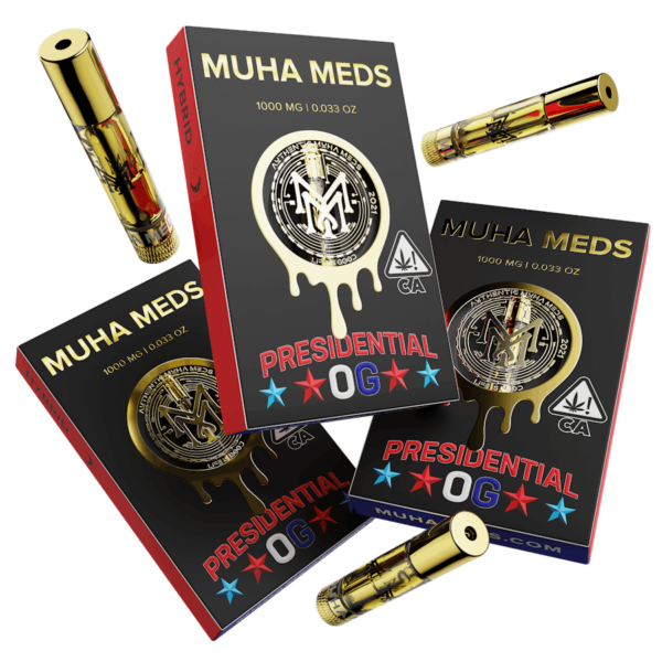 Presidential OG Cartridge 1000mg Presidential OG Muha Meds – A Regal Cannabis Experience