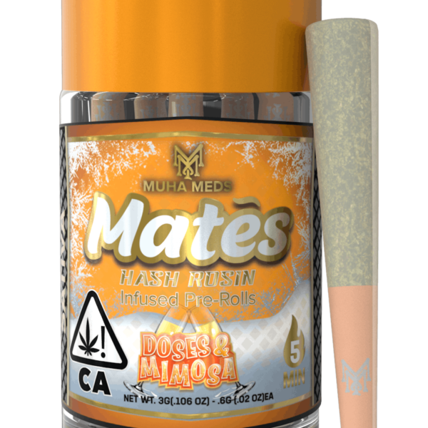 Doses and Mimosas Hash Rosin Mates Pre Rolls