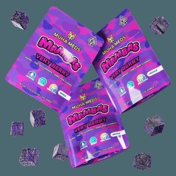 Muha Mambas 200mg Gummies Very Berry