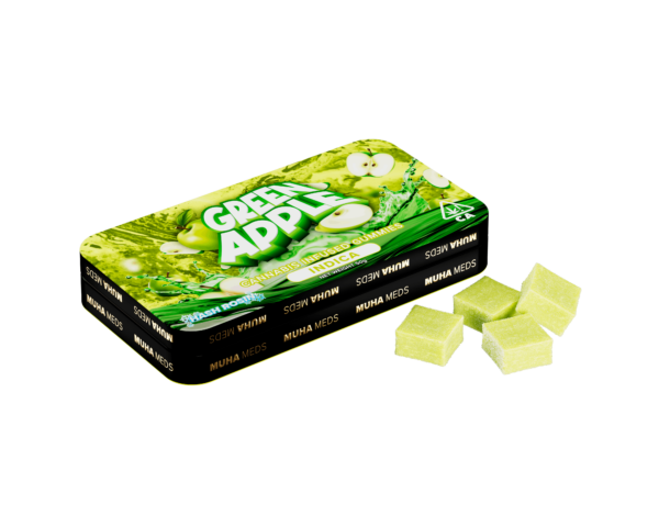 Green Apple Hash Rosin Gummies