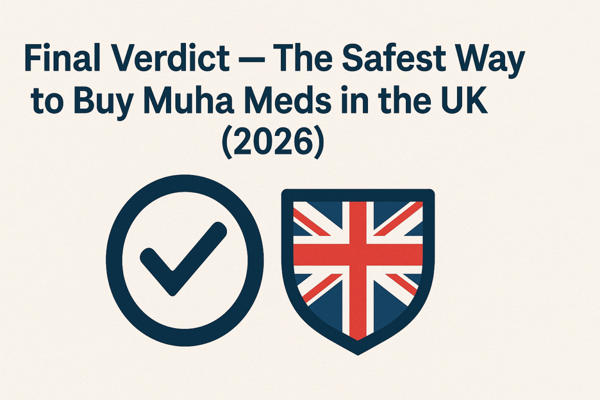Final Verdict — The Safest Way to Buy Muha Meds in the UK (2026)