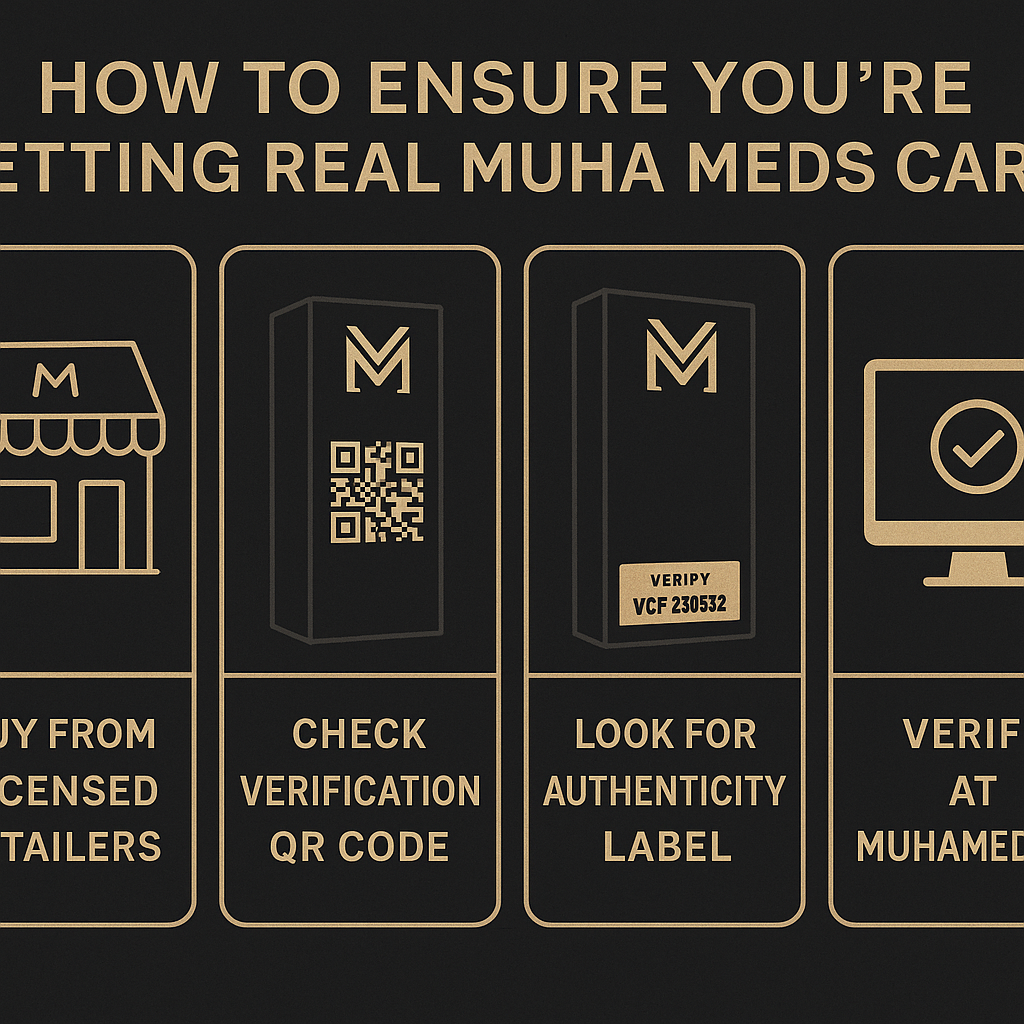 How to Ensure You’re Getting Real Muha Meds Carts